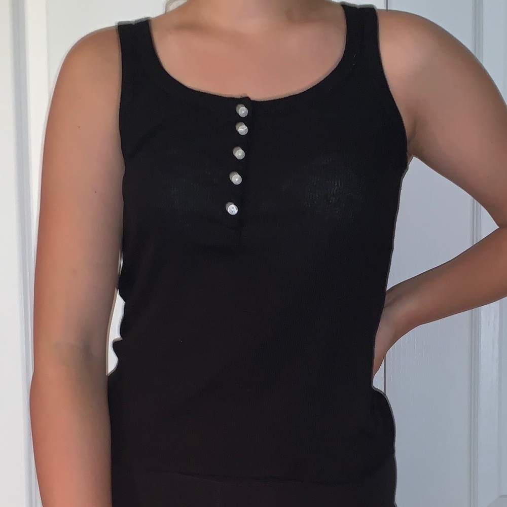 Casual Black Tank